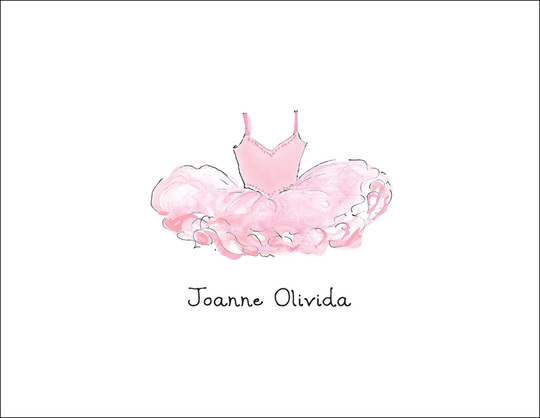 Ballet Dreams Folded Note Cards
